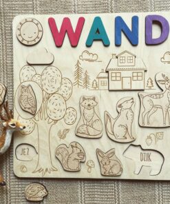 Personalizowana Układanka - Zwierzęta leśne